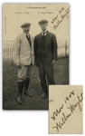 Wilbur Wright Postcard Signed From November 1908 During Their Very Successful Exhibition Flights in Europe -- With University Archives COA
